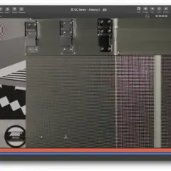 Test obrazu wideo pokazuje, jak wygląda aliasing. Widoczne są wzory i tekstury, które pomagają zrozumieć, aliasing co to jest.