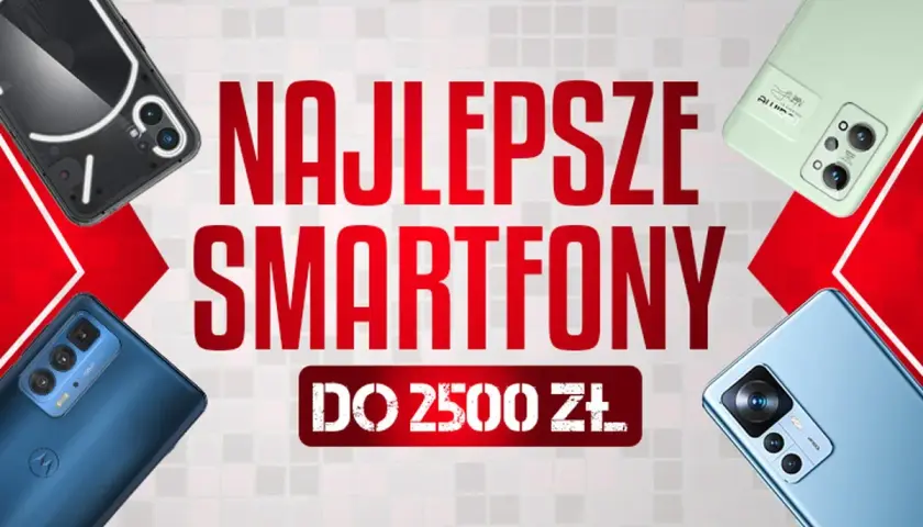 Najlepsze smartfony do 2500 zł: zobacz zestawienie modeli, które oferują świetny stosunek jakości do ceny.