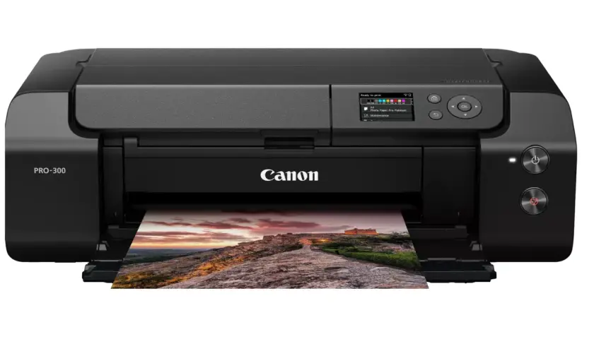 Canon PRO-300 – najlepsza drukarka do zdjęć, która wydrukuje Twój krajobraz z zachodem słońca.