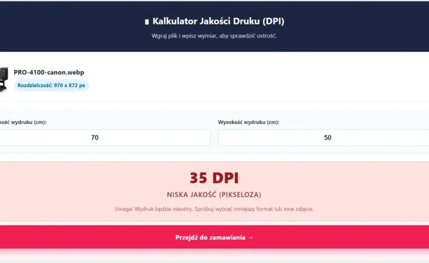 Jak wydrukować zdjęcie bez utraty ostrości i kolorów