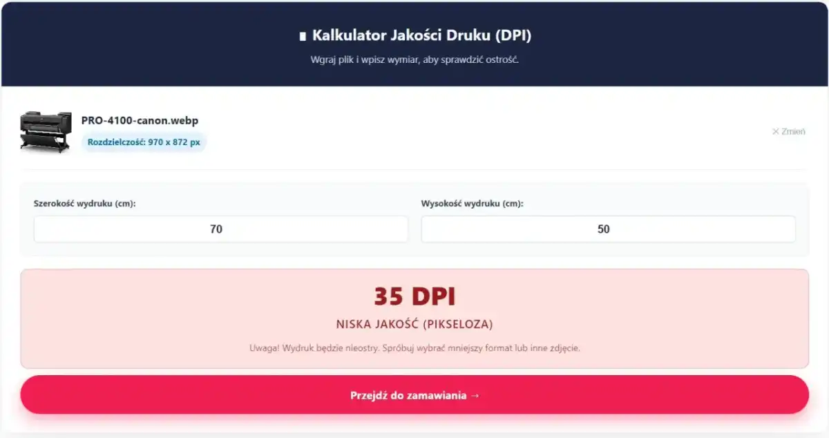 Jak wydrukować zdjęcie bez utraty ostrości i kolorów